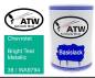 Preview: Chevrolet, Bright Teal Metallic, 38 / WA9794: 500ml Lackdose, von ATW Autoteile West.